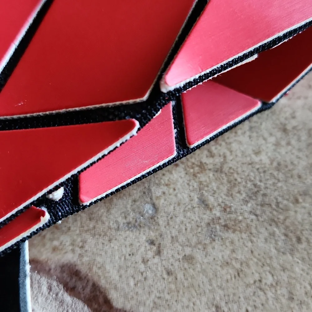 Patrizia Luca Geometric Red Hand Bag - Picture 10 of 16